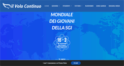 Desktop Screenshot of ilvolocontinuo.it